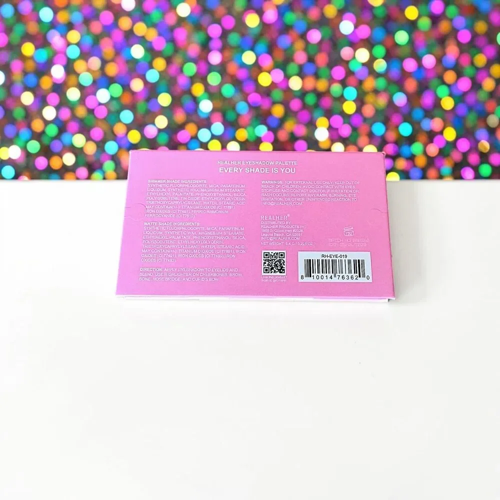 REALHER Every Shade is You Eyeshadow Palette Full Size 6.4 G 0.225 OZ NWOB